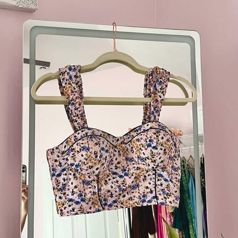 Floral Corset Top